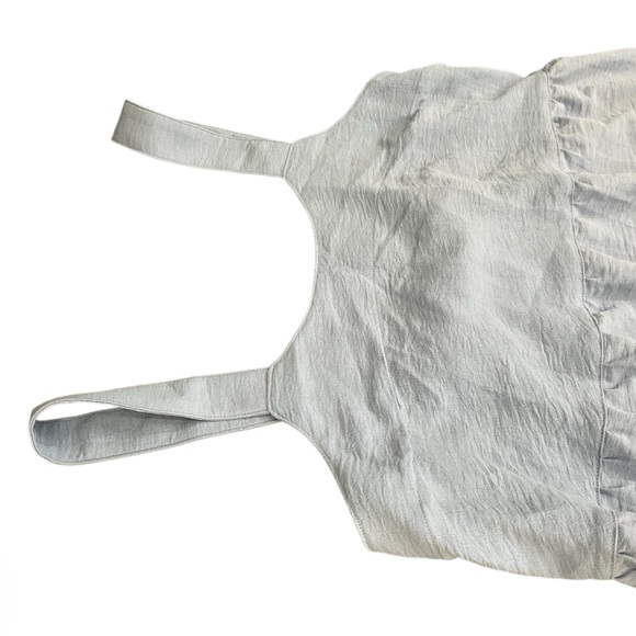 Black Bow Tiered Maxi Dress Blue Size Medium - Picture 3 of 9